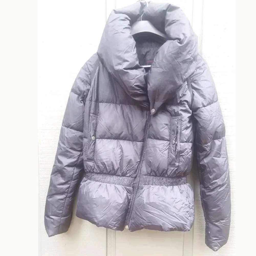 Levi Strauss Women Black Puffer Coat Size M